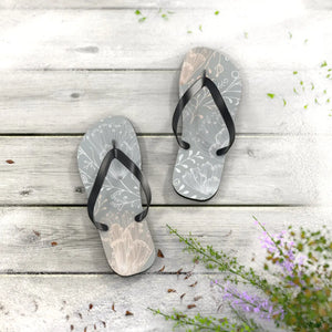 Chic Flowers Flip Flops Cushioned Footbed Dipaliz - Slippers