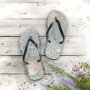 Chic Flowers Flip Flops Cushioned Footbed Dipaliz - Slippers