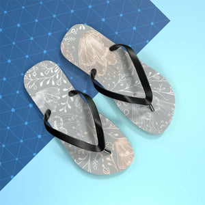 Chic Flowers Flip Flops Cushioned Footbed Dipaliz - Slippers