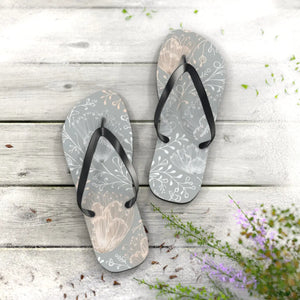 Chic Flowers Flip Flops Cushioned Footbed Dipaliz - Slippers
