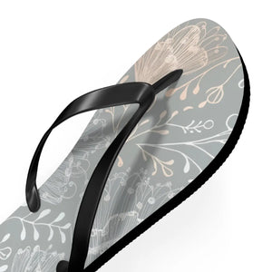 Chic Flowers Flip Flops Cushioned Footbed Dipaliz - Slippers