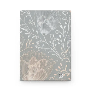 Delicate Flowers Hardcover Journal 150 Lined Pages - Dipaliz - Journals