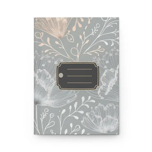 Delicate Flowers Hardcover Journal 150 Lined Pages - Dipaliz - Journals