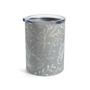 Stylish 10oz Tumbler - Delicate Flower Design - Dipaliz - Thermoses