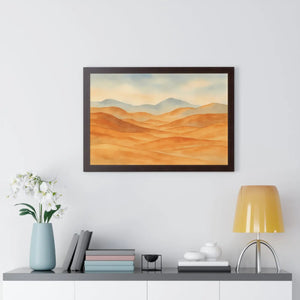 Desert Landscape Art – Framed Wall - Dipaliz - Prints