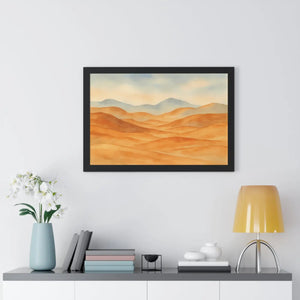 Desert Landscape Art – Framed Wall - Dipaliz - Prints