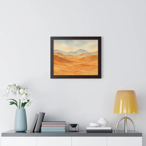 Desert Landscape Art – Framed Wall - Dipaliz - Prints