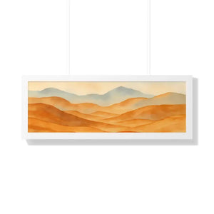 Desert Landscape Art Minimalist Framed Wall Prints - Dipaliz