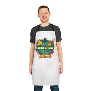Vintage Desi Chow Cooking Apron - Polyester Canvas - Dipaliz - Aprons