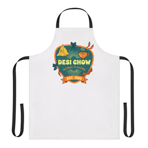 Vintage Desi Chow Cooking Apron - Polyester Canvas - Dipaliz - Aprons