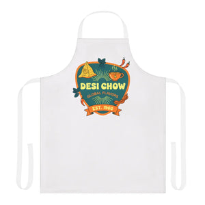 Vintage Desi Chow Cooking Apron - Polyester Canvas - Dipaliz - Aprons