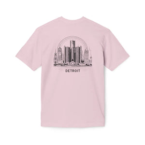 Urban Detroit City Skyline Cotton Tee - Soft Casual - Dipaliz - T-shirts