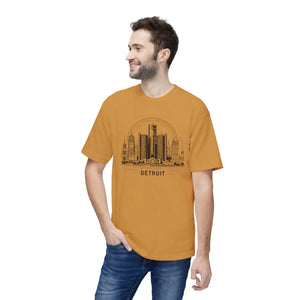 Urban Detroit City Skyline Cotton Tee - Soft Casual - Dipaliz - T-shirts