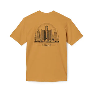Detroit City Skyline Cotton Tee Women’s Fashion Urban Style - Dipaliz - T-shirts