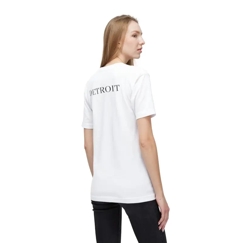 Detroit City Skyline Cotton Tees: Cozy Fashion Trend 2024 - T-shirt