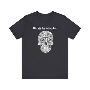 Vibrant Los Muertos Unisex Jersey - Cotton Short Sleeve - Dipaliz - T-shirts