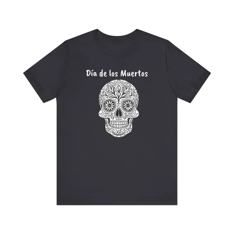 Turn Heads with Los Muertos Sugar Skull Jersey Tee - T-shirt