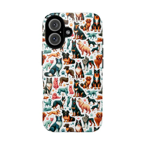 Tough Protective Phone Cases - Dog Print Extra Durability - Dipaliz - Mobile
