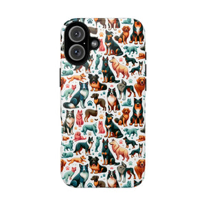Tough Protective Phone Cases - Dog Print Extra Durability - Dipaliz - Mobile