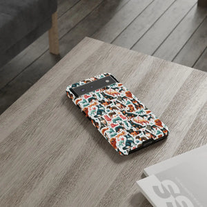 Tough Protective Phone Cases - Dog Print Extra Durability - Dipaliz - Mobile
