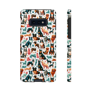 Tough Protective Phone Cases - Dog Print Extra Durability - Dipaliz - Mobile