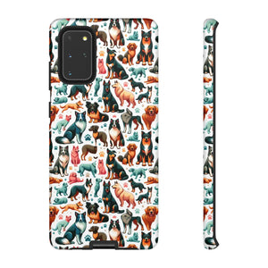 Tough Protective Phone Cases - Dog Print Extra Durability - Dipaliz - Mobile