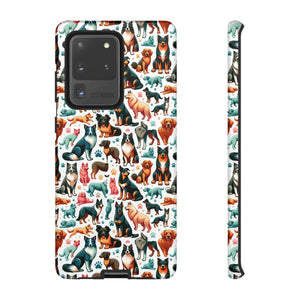 Tough Protective Phone Cases - Dog Print Extra Durability - Dipaliz - Mobile