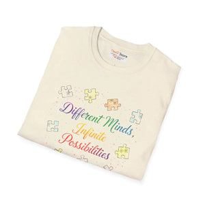 Different Minds Infinite Possibilities T-shirt - T-shirts