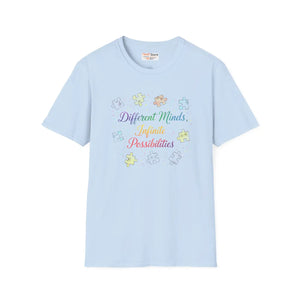 Different Minds Infinite Possibilities T-shirt - T-shirts