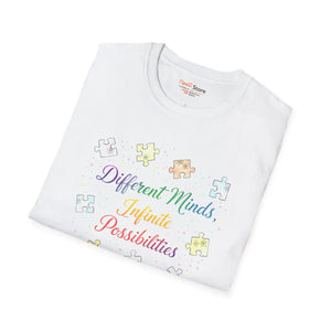 Different Minds Infinite Possibilities T-shirt - T-shirts
