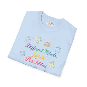 Different Minds Infinite Possibilities T-shirt - T-shirts
