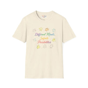 Different Minds Infinite Possibilities T-shirt - T-shirts