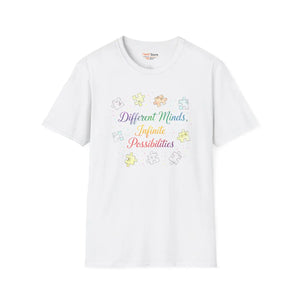 Different Minds Infinite Possibilities T-shirt - T-shirts
