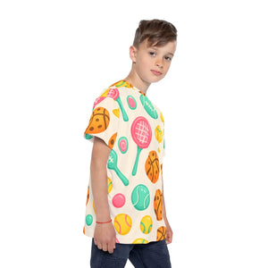 Active Kids Sports Jersey - Bold Icons - Dipaliz - T-shirts