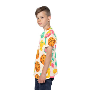 Active Kids Sports Jersey - Bold Icons - Dipaliz - T-shirts