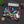 Vibrant Digital Glitch Art Desk Mat - Neoprene - Dipaliz - Workstation & Cubicle Accessories
