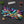 Vibrant Digital Glitch Art Desk Mat - Neoprene - Dipaliz - Workstation & Cubicle Accessories