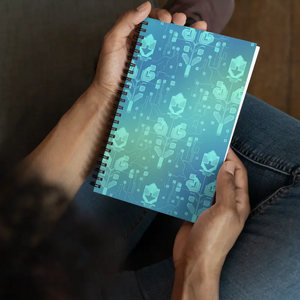 Digital Nature Fusion Spiral Notebook Motivation Edition Dipaliz - Journals