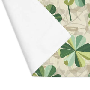 St. Patrick’s Day Placemat - Clover Leaf Green Festive - Dipaliz - 18’’ × 14’’ - Placemats