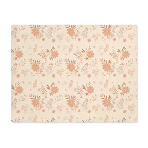 Floral Pattern Dining Table Placemat - Vibrant Cotton Style - Dipaliz - 18’’ × 14’’ - Placemats