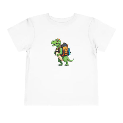 Dino Backpack Tee: Fun School Style for Kids - Clothes