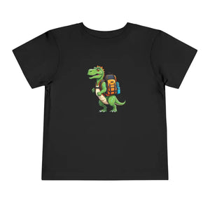 Dino Backpack Fun Toddler Tee - School is Adventure - Dipaliz - T-shirts