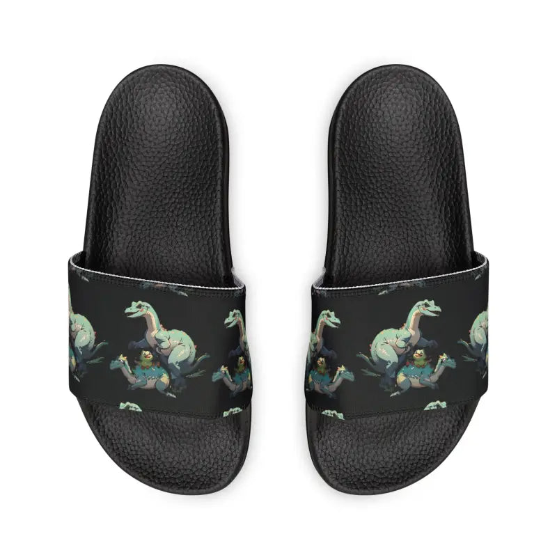 Unleash Summer Fun with Dino-stomping Slide Sandals - Kid’s Shoes