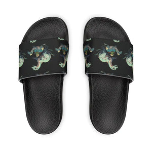 Dinosaur Kid’s Slide Sandals - Summer Fun Dino Stomping - Dipaliz