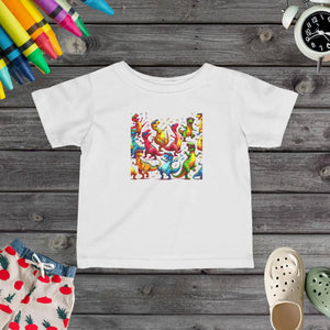 Soft Cotton Dinosaur Adventure Infant Tee Baby Shower Fun - Dipaliz - T-shirts