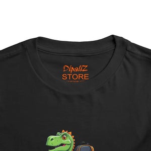 Soft Cotton Toddler Dino Tee - School is Fun - Dipaliz - T-shirts