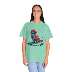 Dinosaur Mamasaurus Unisex Cotton Tee for Mother’s Day - Dipaliz - Island Reef / s - T-shirts