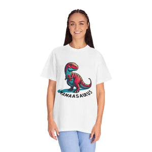 Dinosaur Mamasaurus Unisex Cotton Tee for Mother’s Day - Dipaliz - White / s - T-shirts