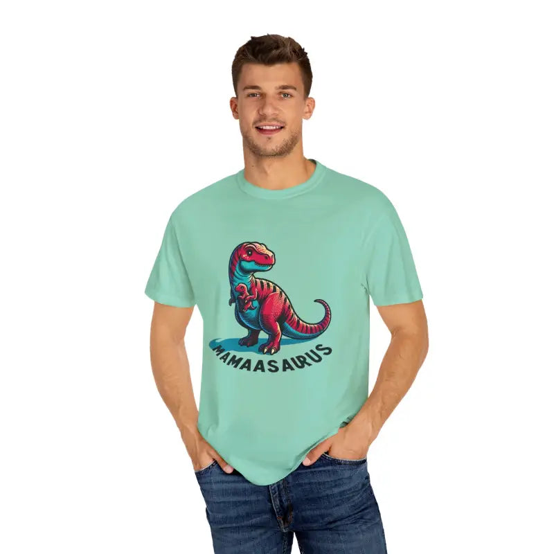 Unisex Cotton Tee: Rock your Inner Dinosaur Mamasaurus! - T-shirt