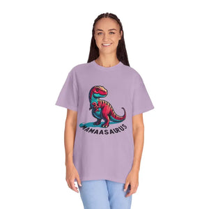 Dinosaur Mamasaurus Unisex Cotton Tee for Mother’s Day - Dipaliz - Orchid / s - T-shirts